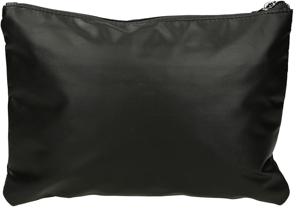 Blauer Borsa Pochette Coney Clutch Donna Uomo sling polso nylon cerato NERO