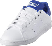 Adidas Scarpe Sneaker Stan Smith in Pelle Bianco Blu Lucido Uomo