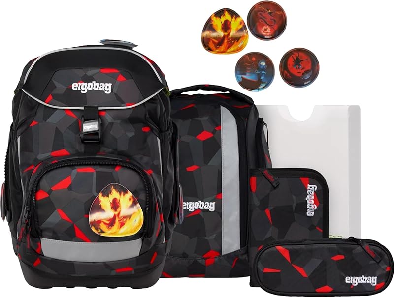 Ergobag PACK SET zaino portapenne Ergonomico Eco Resistente Acqua Sporco Taekbear