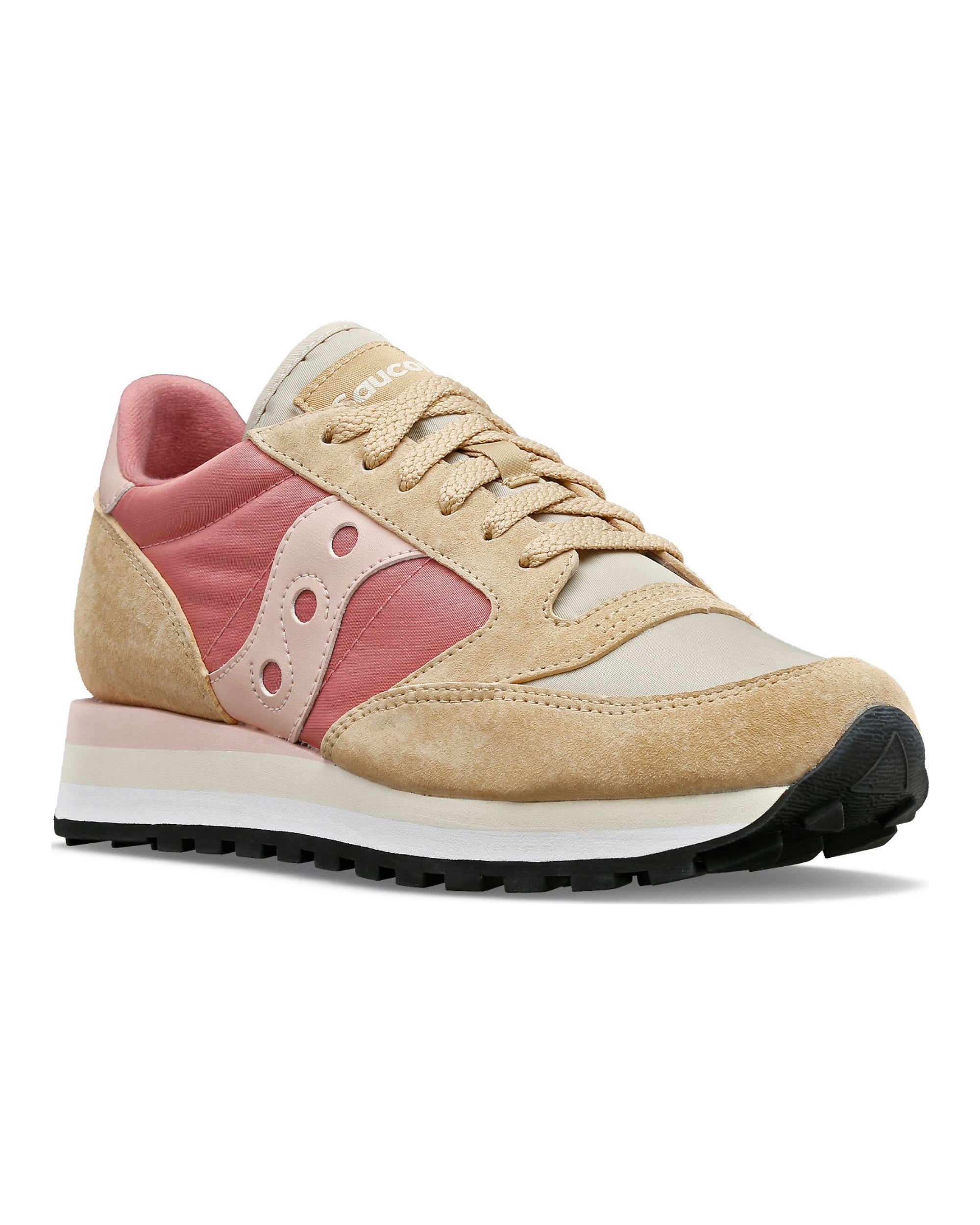 Saucony Jazz Triple Sneakers in Beige Leather