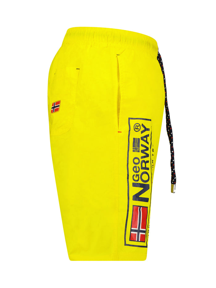 Geographical Norway Bermuda Mare Piscina Corto Giallo Uomo 3