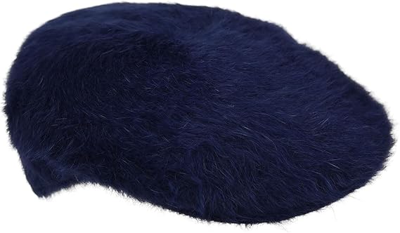 Kangol Cappello Furgora 504 Iconico in Misto Angora e Acrilico Blu Navy Unisex
