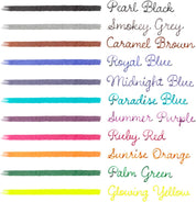 Kaweco cartuccia d'inchiostro 6 pezzi nero perla