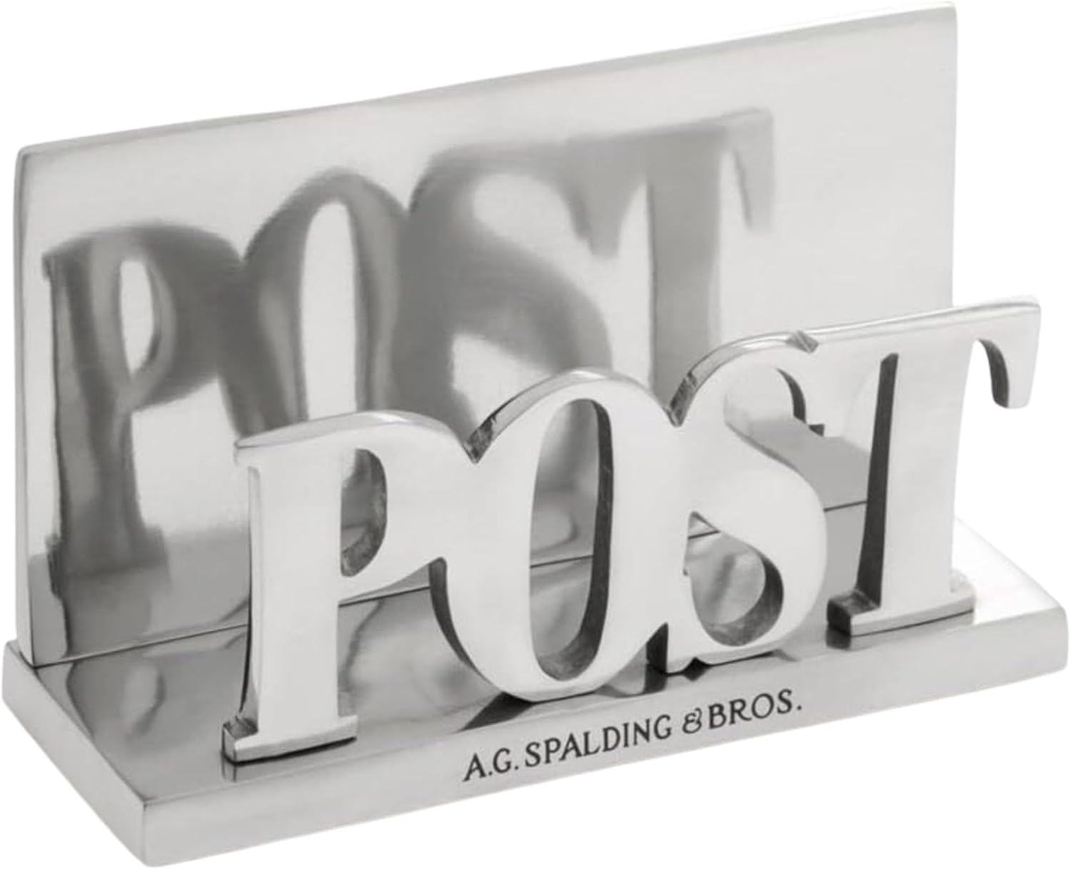 A.g. Spalding&Bros Portalettere scrivania ufficio Post 15x9.5 cm alluminio 862781