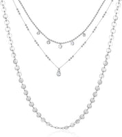 Brosway Collana Donna in Acciaio e Cristalli | Collezione Symphonia - BYM109