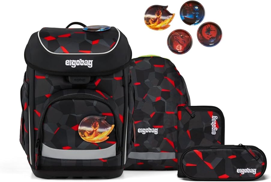 Ergobag CUBO SET zaino sacca portapenne Ergonomico Eco Resistente TAEKBEAR