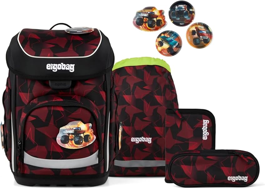 Ergobag CUBO SET zaino sacca portapenne Ergonomico Eco Resistente Unstoppable