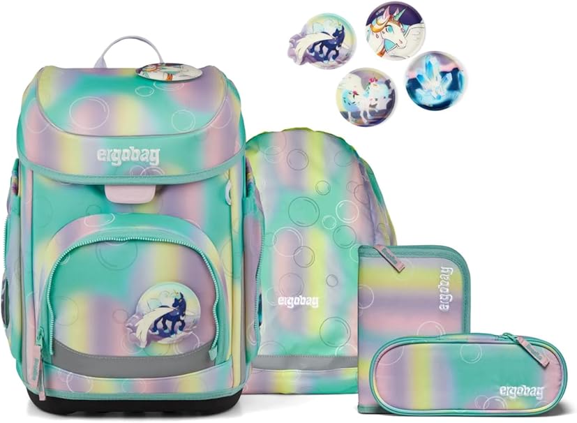 Ergobag CUBO SET zaino sacca portapenne Ergonomico Eco Resistente Magic