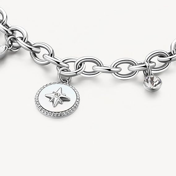 Brosway Bracciale Donna in Acciaio e Cristalli/pietre Naturali Stella | Collezione Chakra - BHKB127