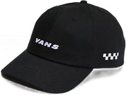 Vans Cappello Con Visiera Check Side Curved Bill in Cotone Nero Unisex