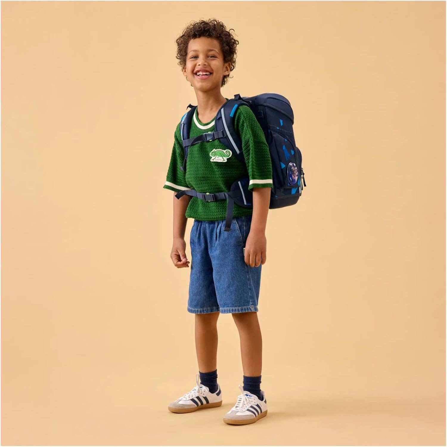 Ergobag CUBO SET zaino sacca portapenne Ergonomico Eco Resistente Crime Huntbear