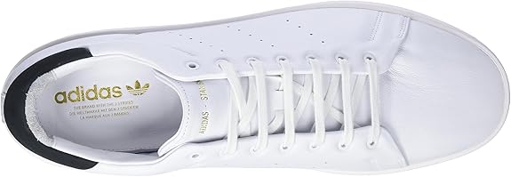 Adidas Scarpe Sneaker Stan Smith Relasted in Pelle Bianco Nero Uomo