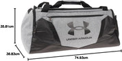 Under Armour Borsone Borsa Duffle UA Undeniable 5.0 Large nero grigio