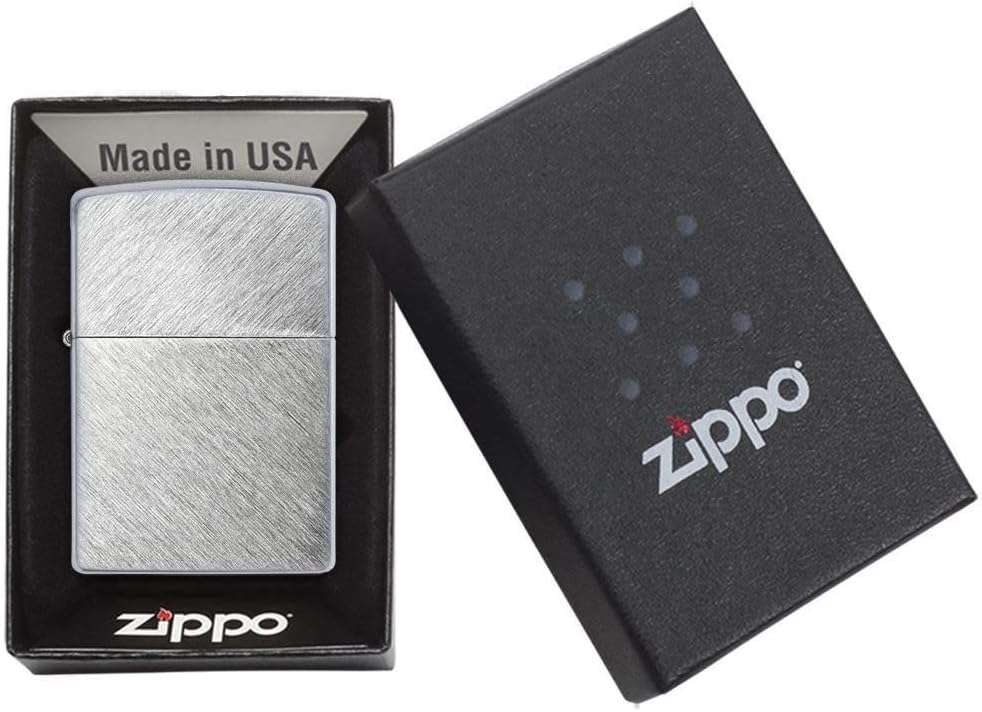 Zippo accendino ricaricabile antivento Made in USA Herringbone Sweep