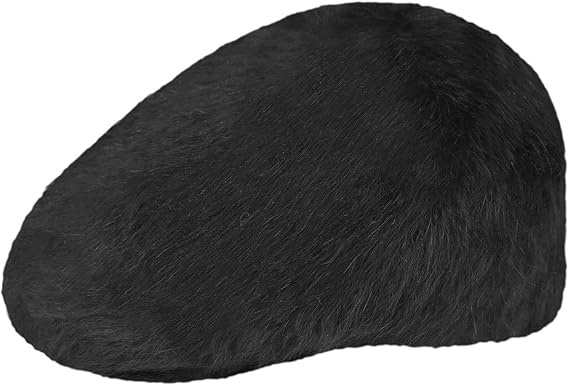 Kangol Cappello Furgora 504 Iconico in Misto Angora e Acrilico Nero Unisex
