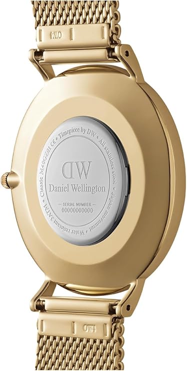 Daniel Wellington orologio classic revival 40mm 316L oro black DW00100631