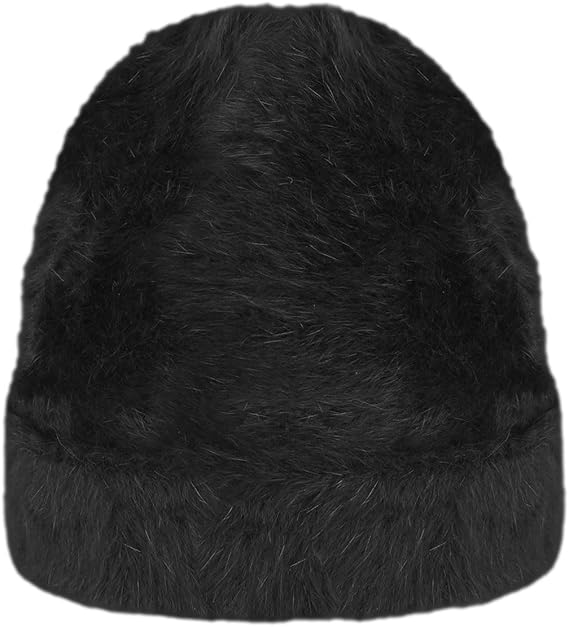 Kangol Berretto Cuffia Furgora Misto Angora Nylon Nero Unisex