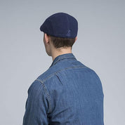 Kangol Cappello Coppola 507 Iconico in Misto Lana Blu Navy Unisex