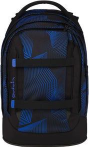 Satch Zaino scuola PACK Ergonomico Ecologico 30 Litri Seismic Blue