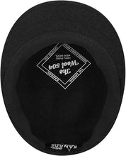 Kangol Cappello Coppola 504 Iconico in Lana Nero Unisex