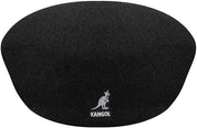 Kangol Cappello Coppola 504 Iconico in Lana Nero Unisex