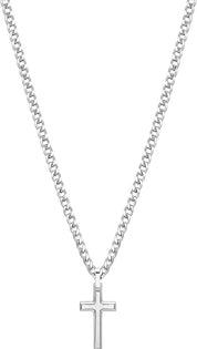 Brosway Collana Uomo in Acciaio con Simbolo Croce Collezione Ink - BIK10