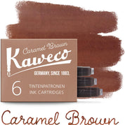 Kaweco cartuccia d'inchiostro 6 pezzi marrone