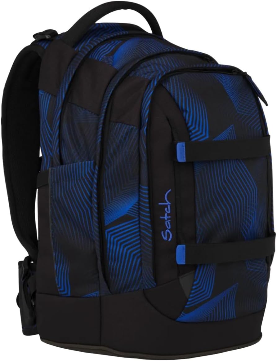 Satch Zaino scuola PACK Ergonomico Ecologico 30 Litri Seismic Blue