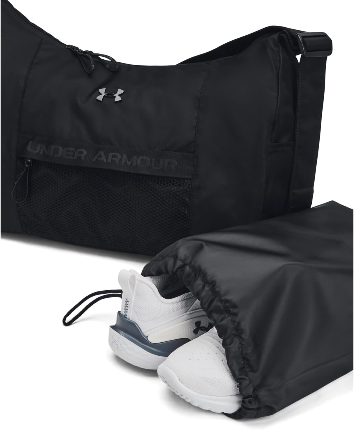Under Armour Borsone Borsa Tracolla UA Studio Slouchy Poliestere Nero