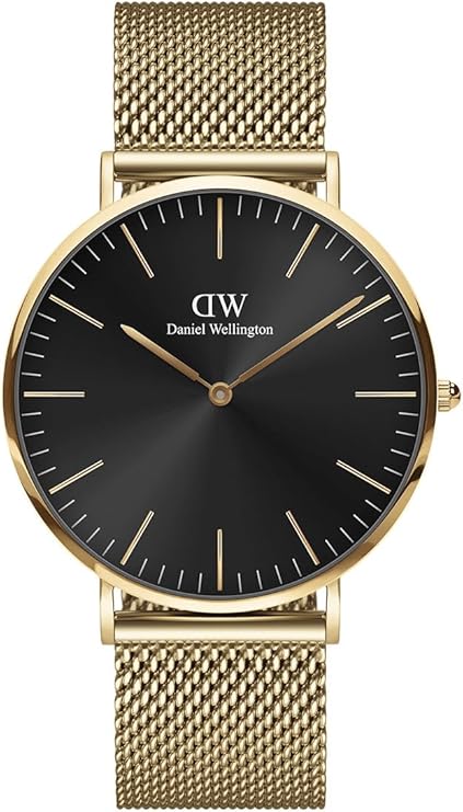Daniel Wellington orologio classic revival 40mm 316L oro black DW00100631