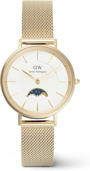 Daniel Wellington orologio Petite Lune 32mm evergold bianco donna DW00100771