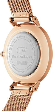 Daniel Wellington orologio petite 32mm inox 316L rose gold madreperla