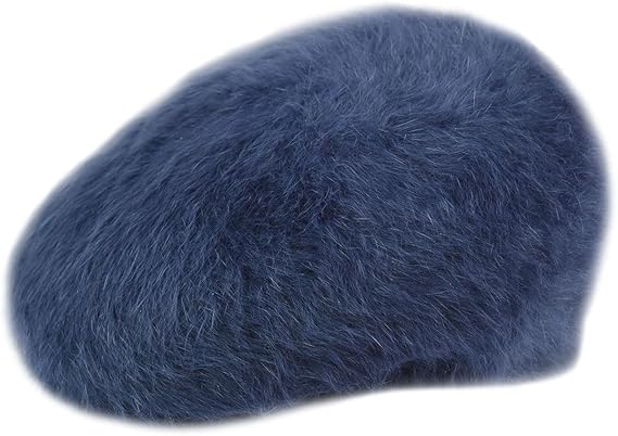 Kangol Cappello Furgora 504 Iconico in Misto Angora e Acrilico Blu Navy Unisex