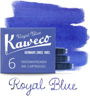 Kaweco cartuccia d'inchiostro 6 pezzi blu royal