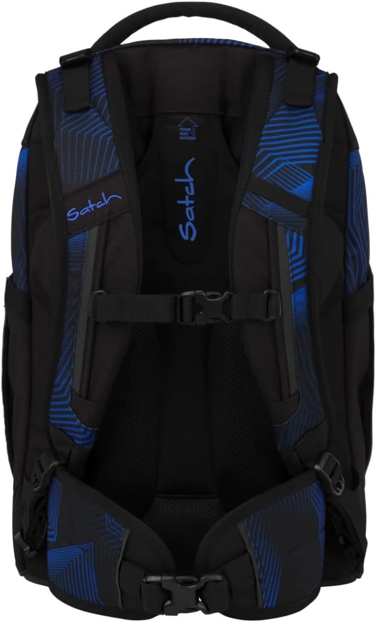 Satch Zaino scuola PACK Ergonomico Ecologico 30 Litri Seismic Blue