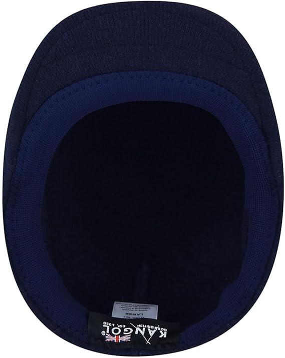 Kangol Cappello Coppola 507 Iconico in Misto Lana Blu Navy Unisex