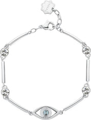 Brosway Bracciale Donna Rigido Acciaio Cristalli Naturali Occhio Collezione Chakra - BHKB150