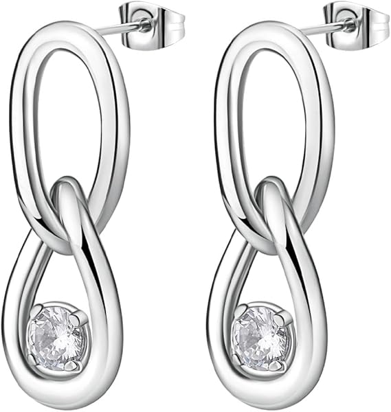 Brosway Orecchini Donna in Acciaio e Cubic Zirconia Collezione RIBBON BBN41
