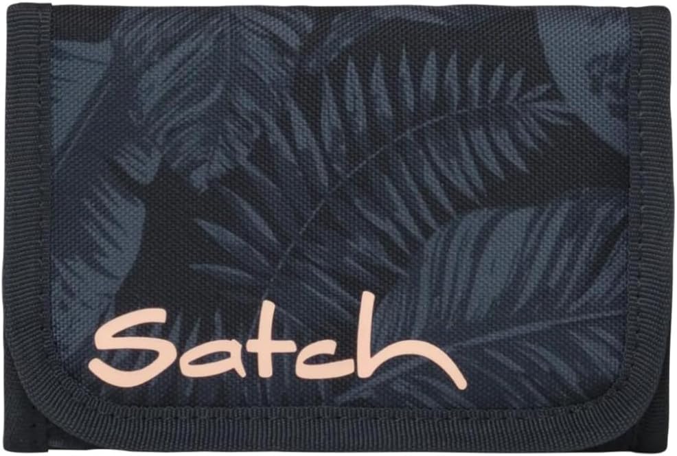 Satch Portafoglio 13x9x2 Cm Poliestere Riciclato Unisex Midnight Jungle
