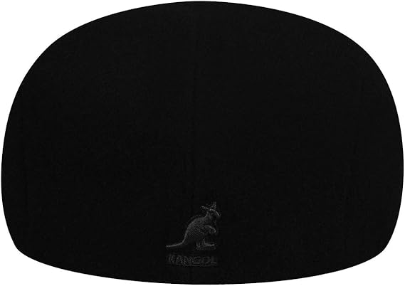 Kangol Cappello Coppola 507 Iconico in Misto Lana Nero Unisex