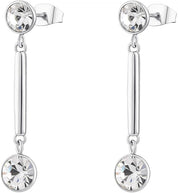 Brosway Orecchini lunghi AFFINITY in acciaio Swarovski crystal acciaio argento bff166