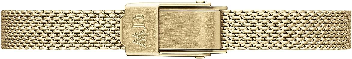 Daniel Wellington orologio quadro mini inox 316L oro quadrante nero DW00100652