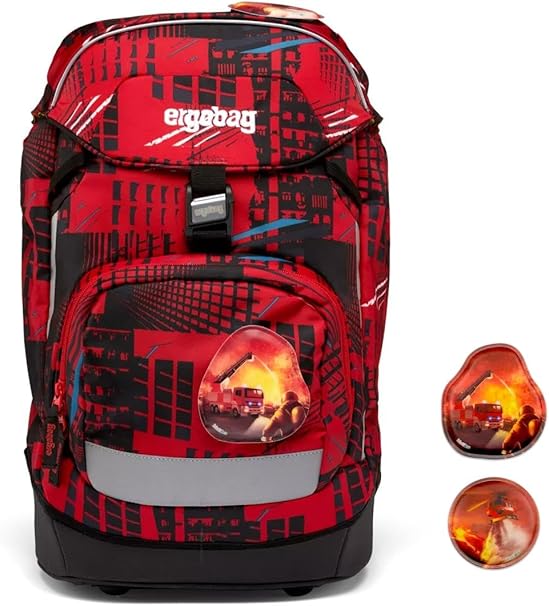 Ergobag Zaino Ergonomico Personalizzabile Eco Resistente Acqua PRIME Vigili fuoco pompieri