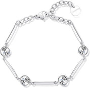 Brosway Bracciale Donna Rigido in Acciaio e Cristalli | Collezione Affinity - BFF162