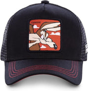 Capslab Cappellino con Visiera Collezione Looney Tunes Misto Cotone Nero Unisex