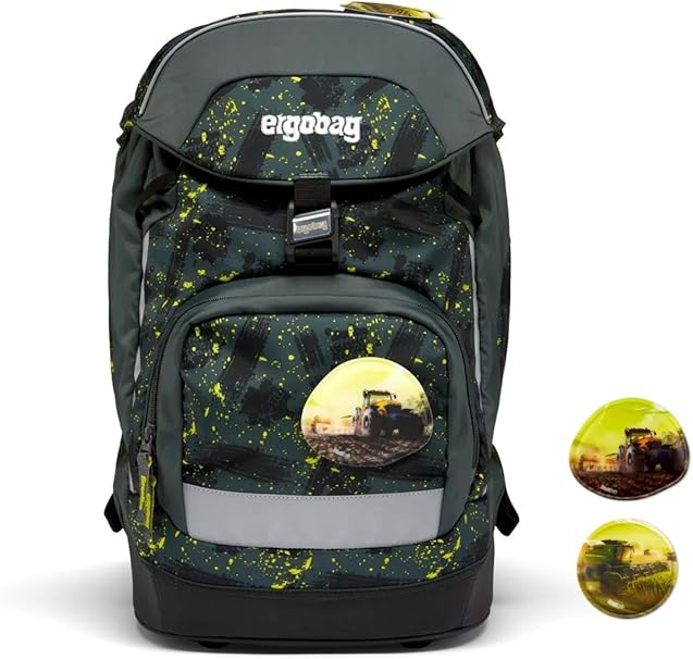 Ergobag Ergonomico Personalizzabile Eco Resistente Acqua Sporco Harvestbear Grigio Scuro