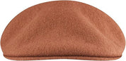 Kangol Cappello Coppola 504 Iconico in Lana Marroncino Mogano Unisex