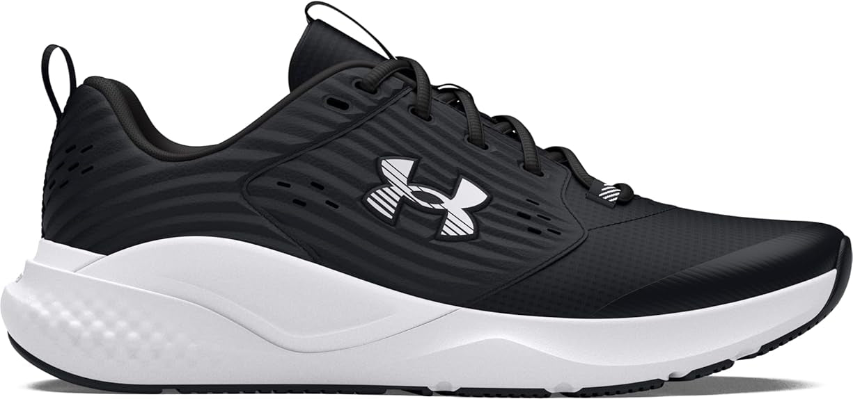 Under Armour scarpe sneakers corsa allenamento UA CHARGED COMMIT TR 4 nero bianco