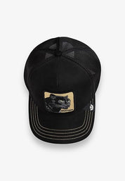 Goorin Bros. Cappello Trucker Edizione Golden Panther Misto Poliestere Nero Unisex