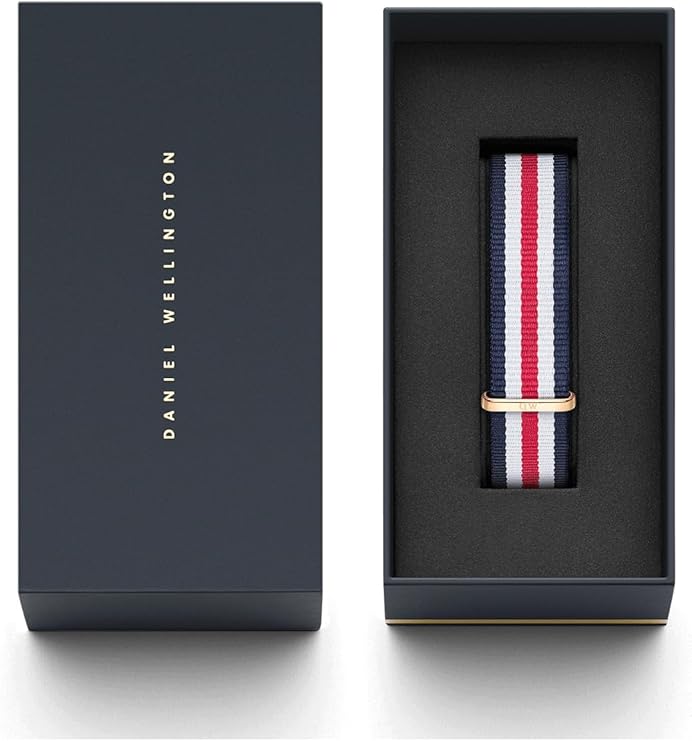 Daniel Wellington Classic Glasgow Cinturino Nato Ladies Canterbury Rose White Blue
